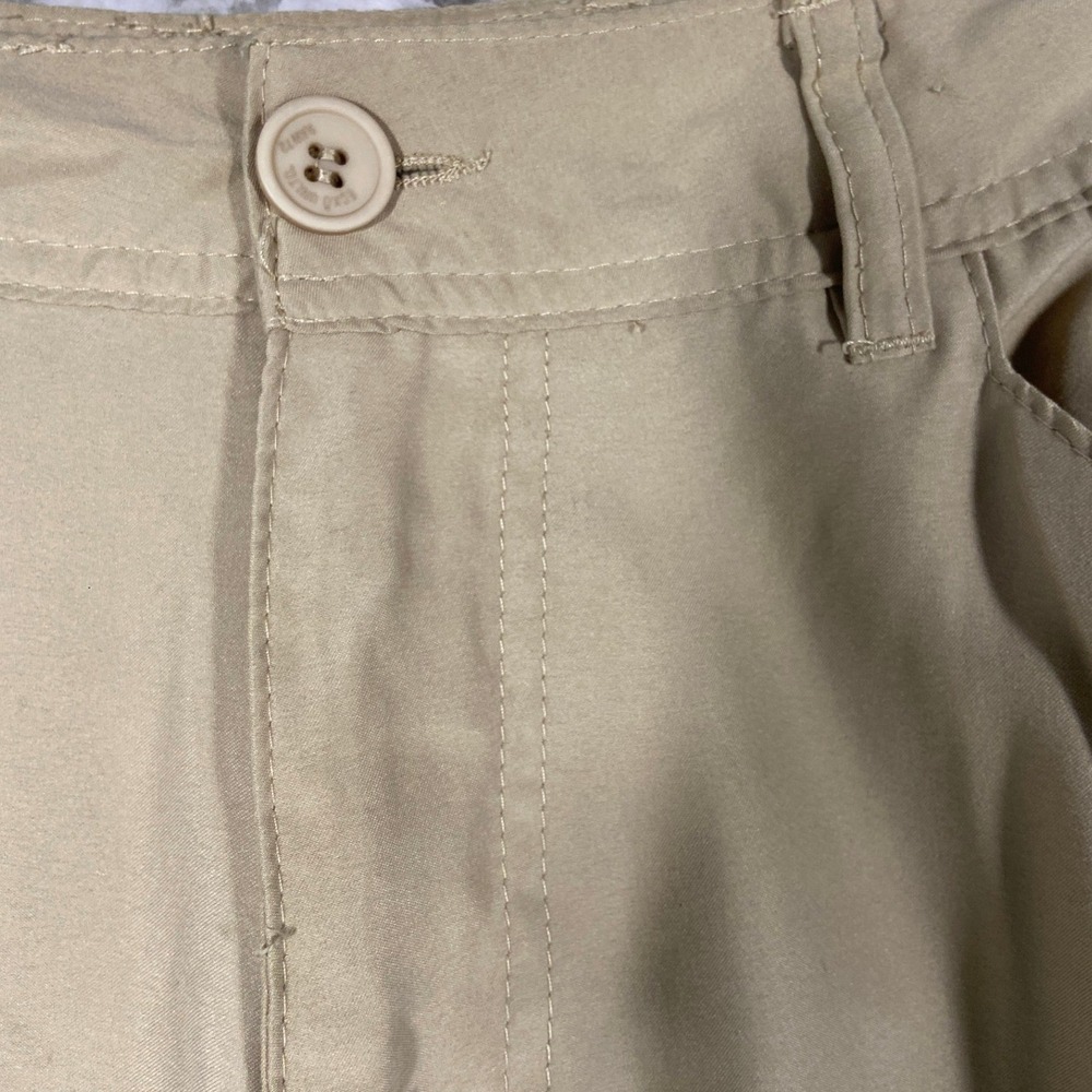 Ecko Unltd Men's Khaki Cargo Shorts Size 36 Relaxed Fit Zip Y2K Retro - Picture 4 of 13